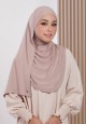 TASNEEM INSTANT SHAWL IN TOASTED ALMOND